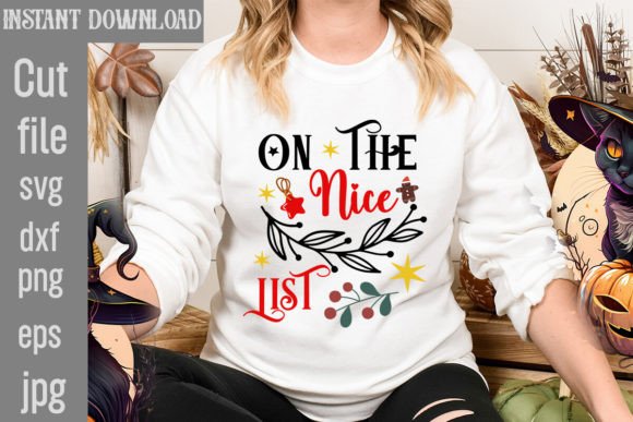 On the Nice List SVG Cut File Review