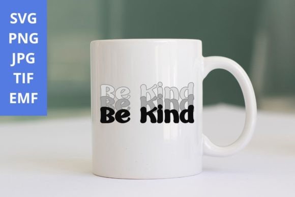Reviewing Be Kind Positive Quote Black for Embroidery